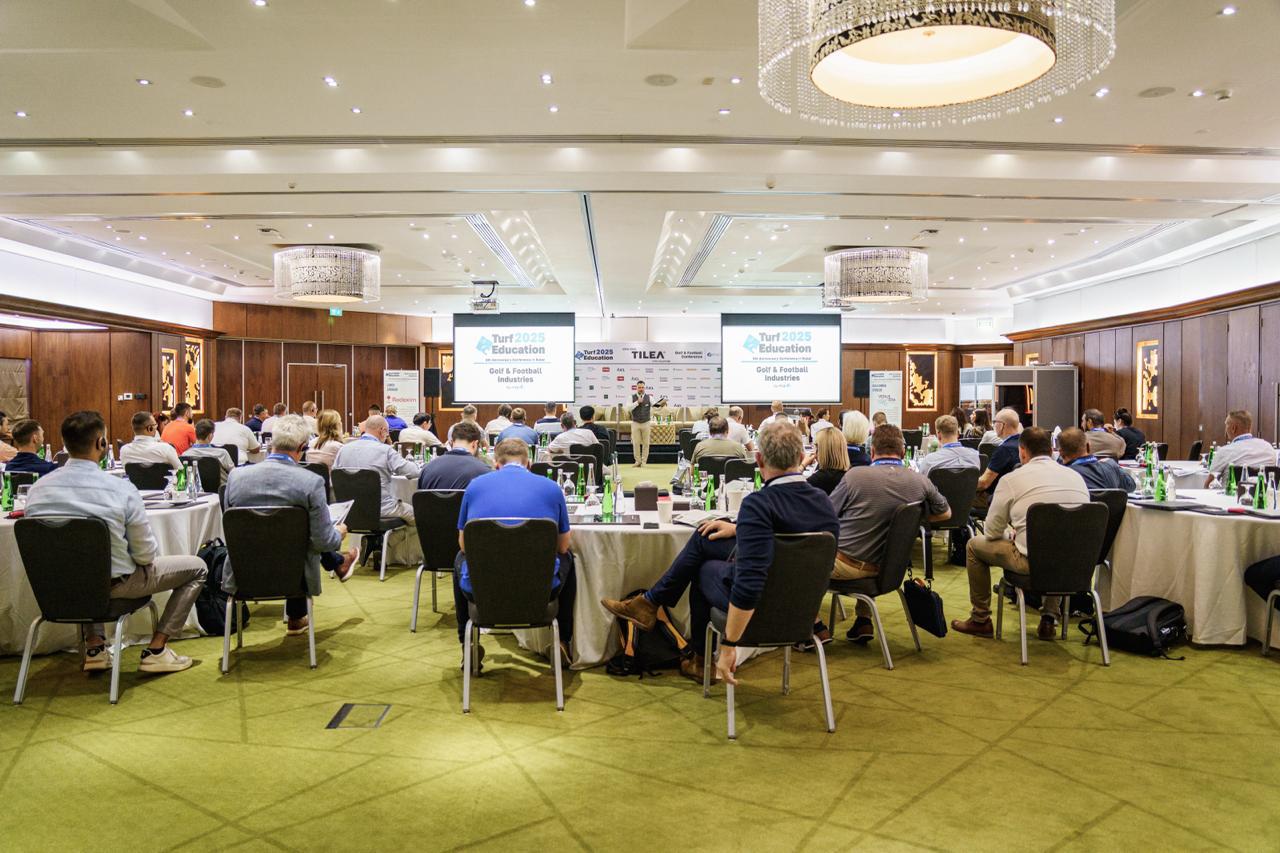 TurfEducation 2025 conference audience in Dubai